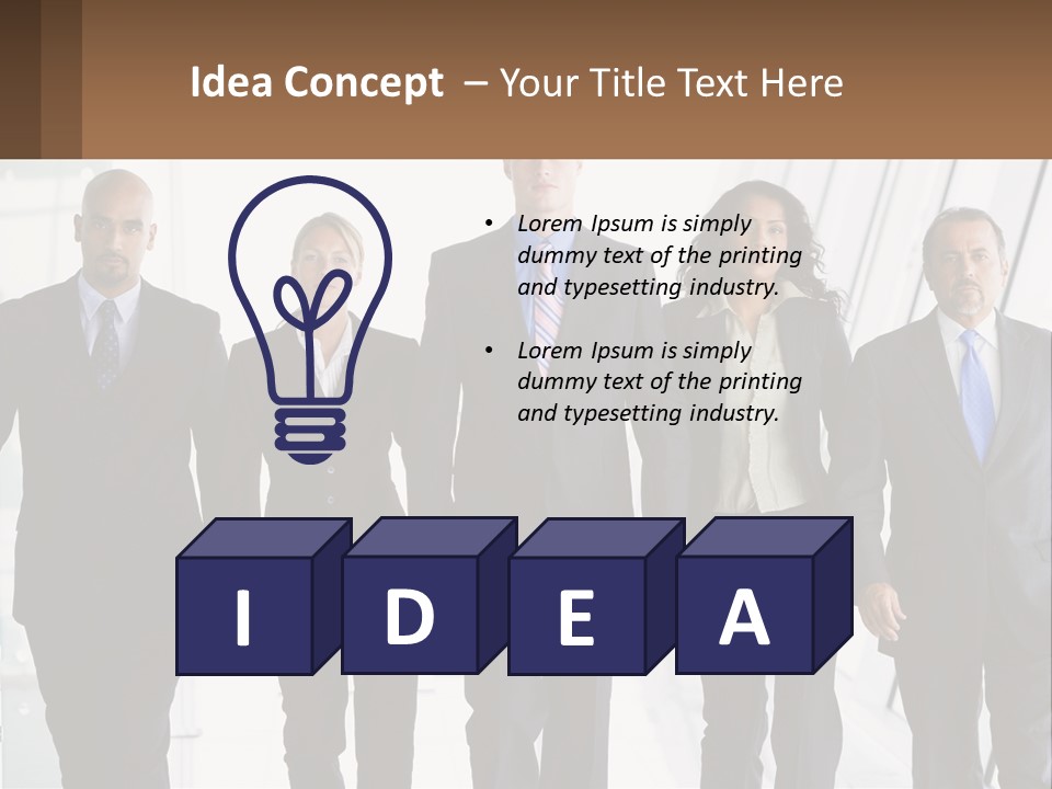 Modern Illustration Sphere PowerPoint Template