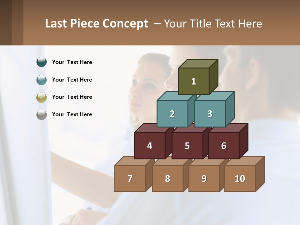 Cube Architecture Earth PowerPoint Template