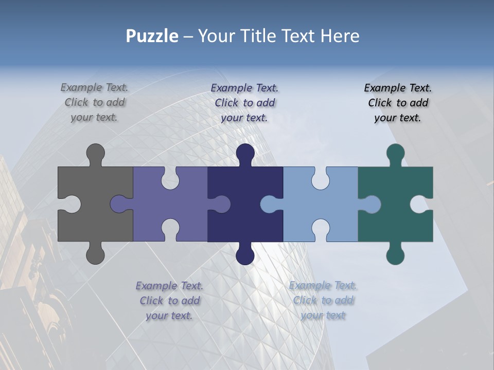 Cube Big Illustration PowerPoint Template