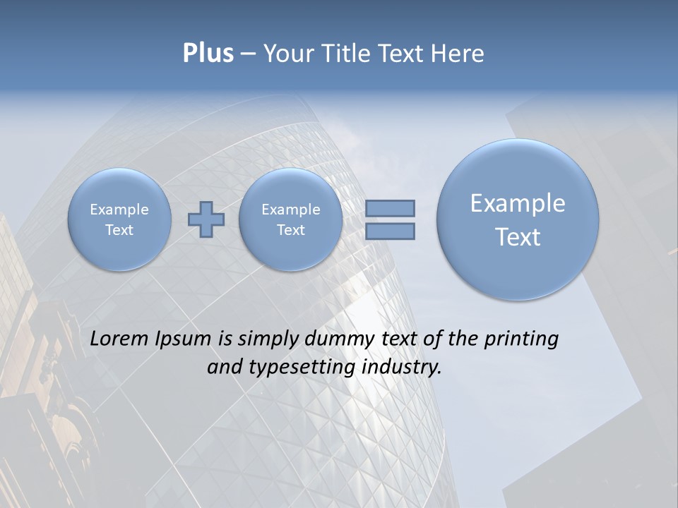 Cube Big Illustration PowerPoint Template