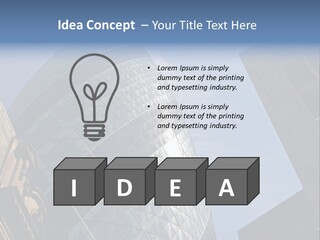 Cube Big Illustration PowerPoint Template