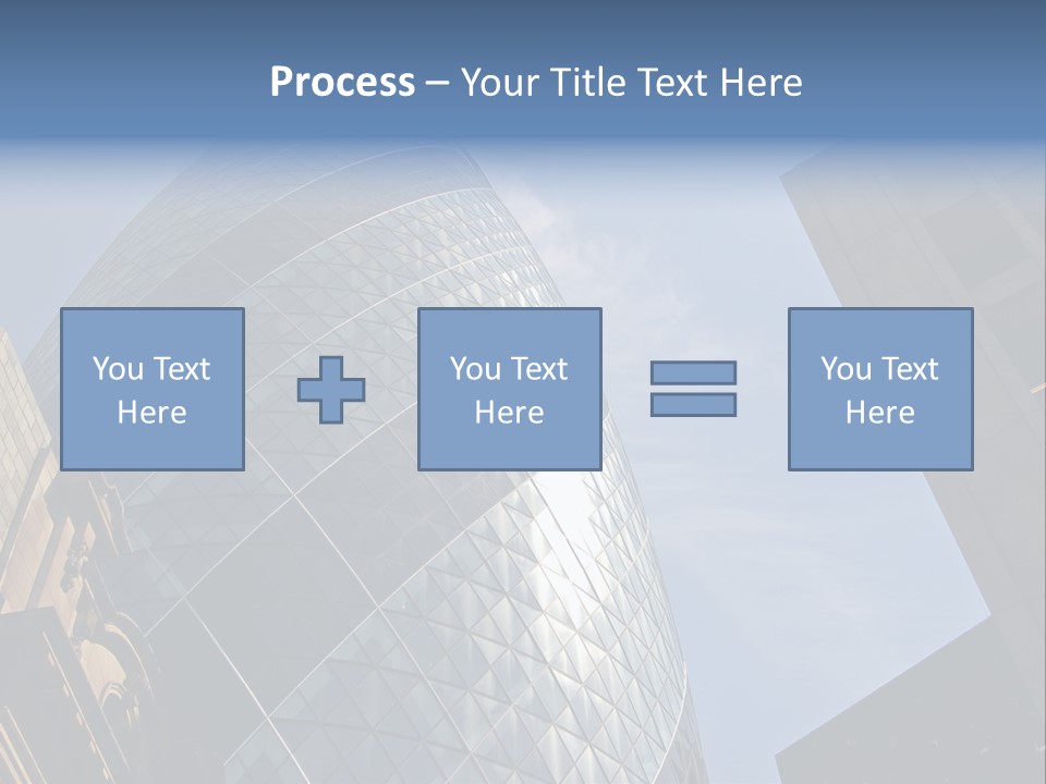 Cube Big Illustration PowerPoint Template