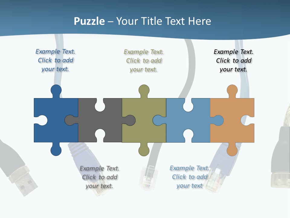 Black Globe Shape PowerPoint Template