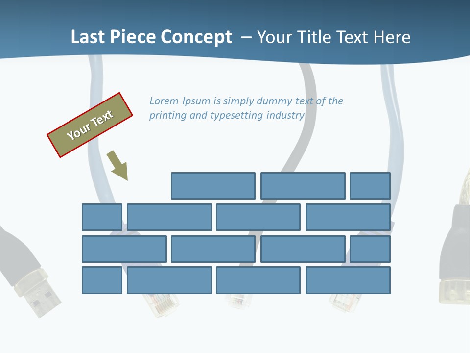 Black Globe Shape PowerPoint Template