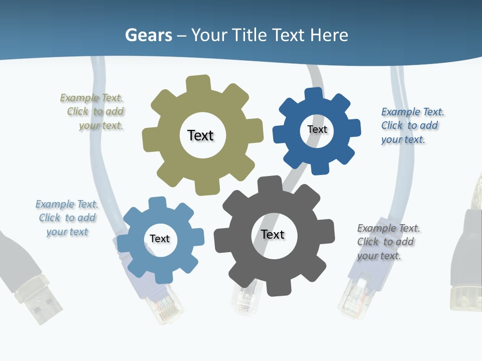 Black Globe Shape PowerPoint Template