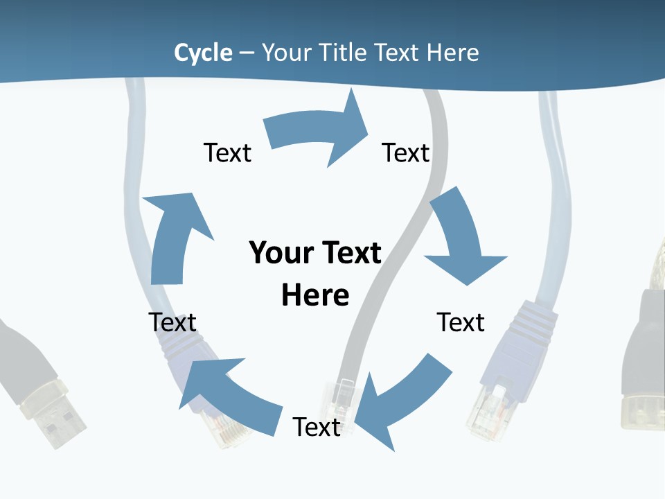Black Globe Shape PowerPoint Template