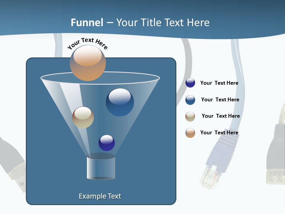 Black Globe Shape PowerPoint Template