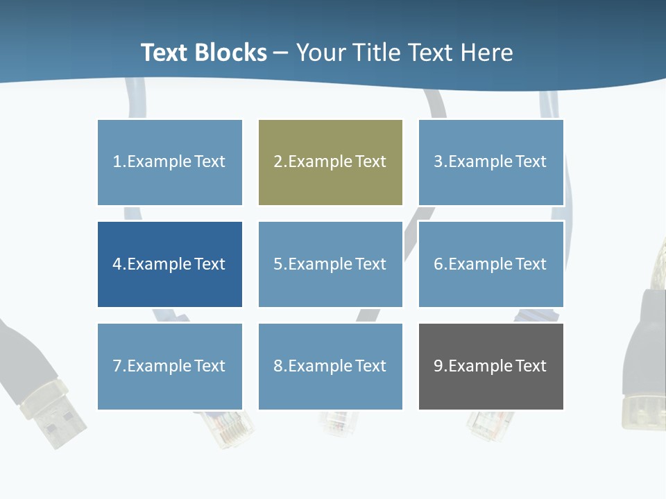Black Globe Shape PowerPoint Template