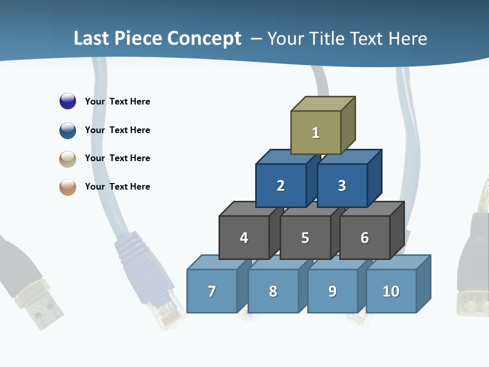 Black Globe Shape PowerPoint Template