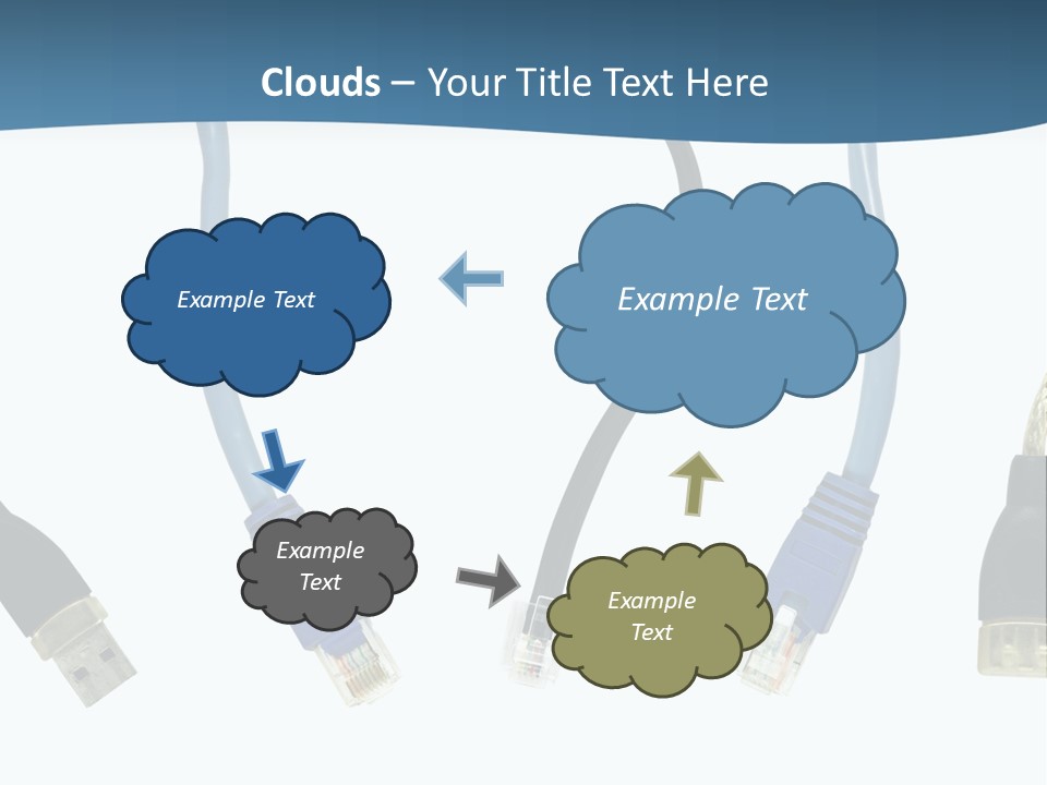 Black Globe Shape PowerPoint Template