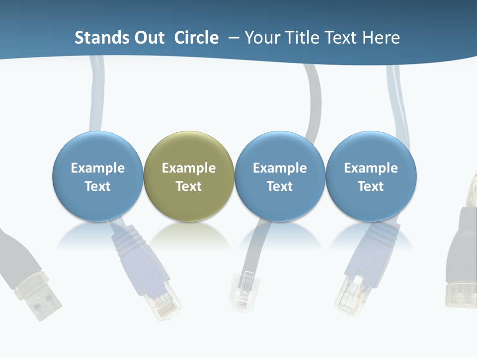 Black Globe Shape PowerPoint Template