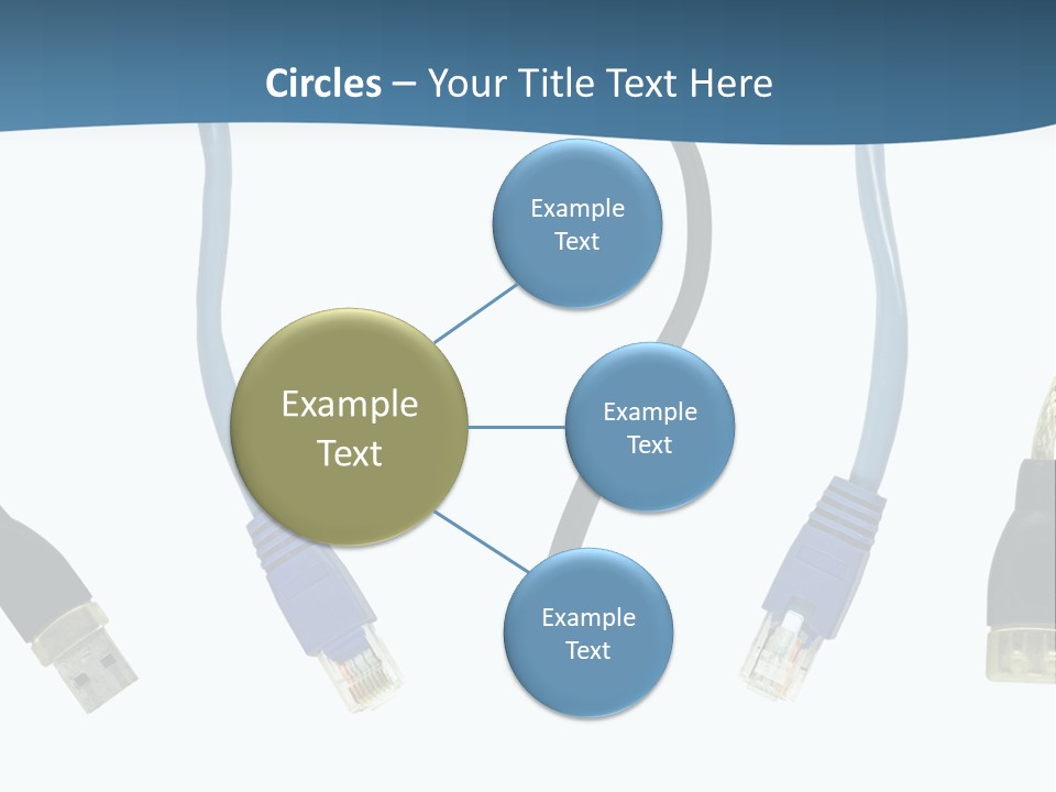 Black Globe Shape PowerPoint Template