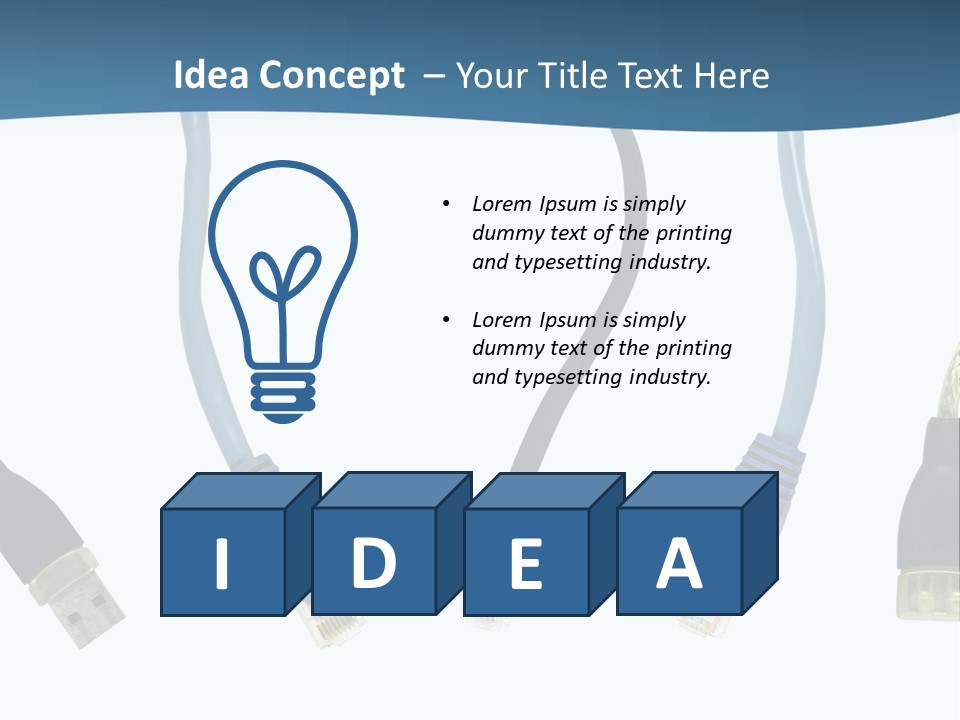 Black Globe Shape PowerPoint Template