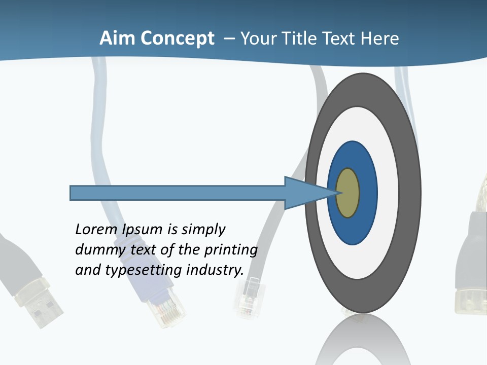 Black Globe Shape PowerPoint Template