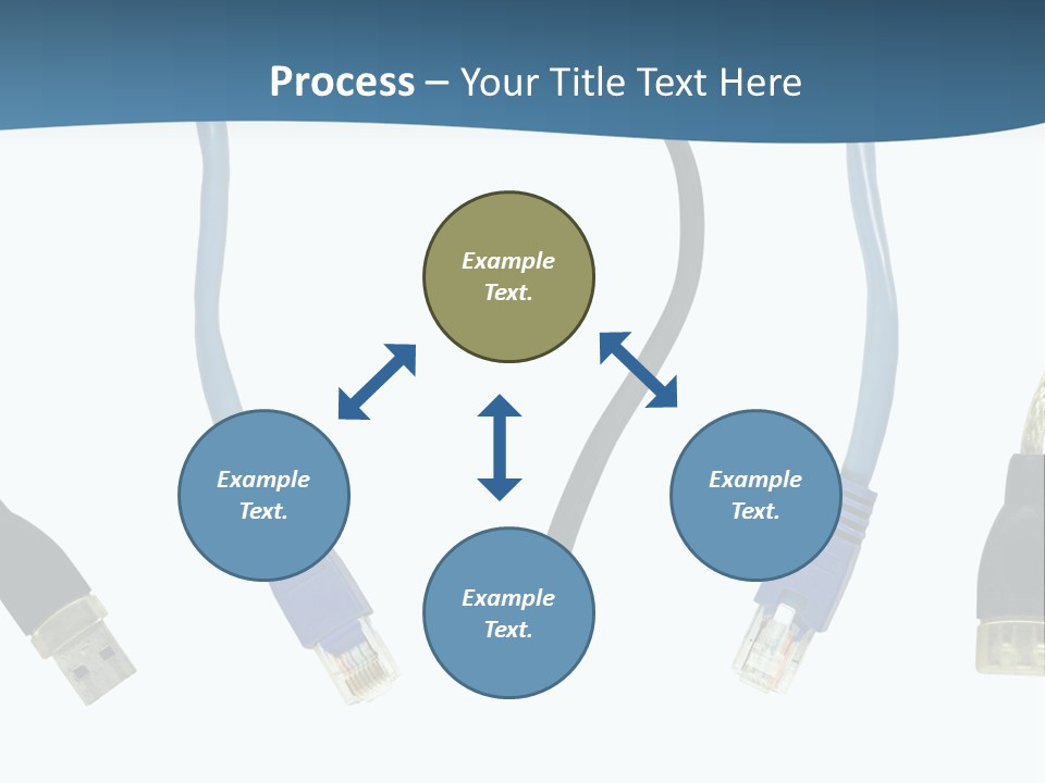 Black Globe Shape PowerPoint Template
