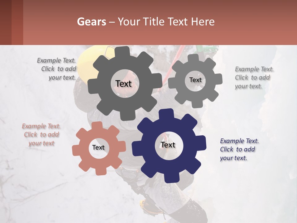 Globe Illustration Black PowerPoint Template