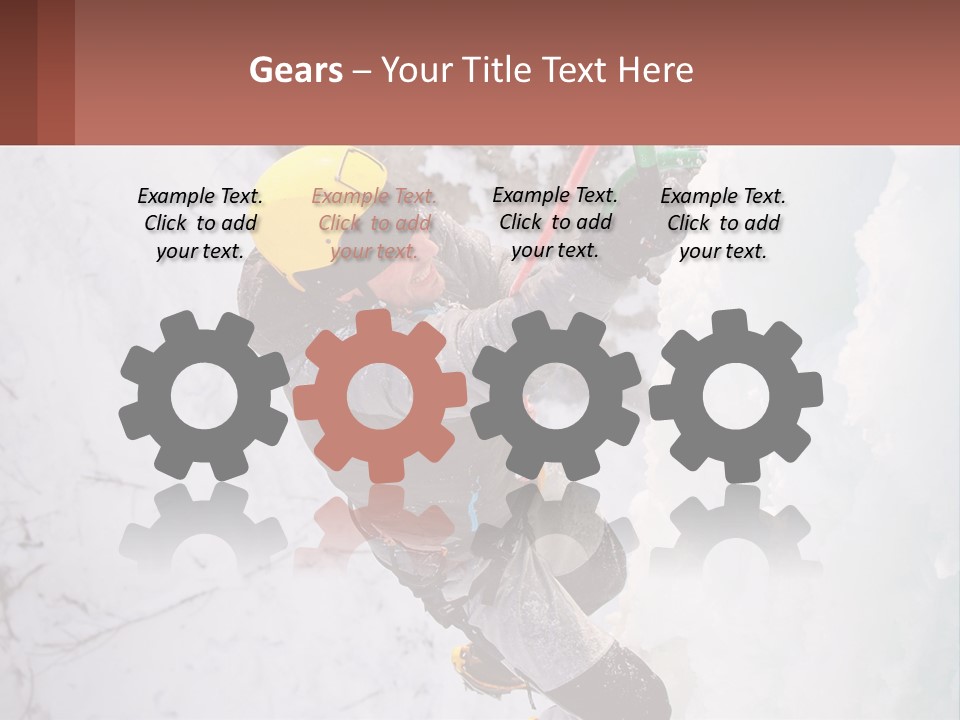 Globe Illustration Black PowerPoint Template