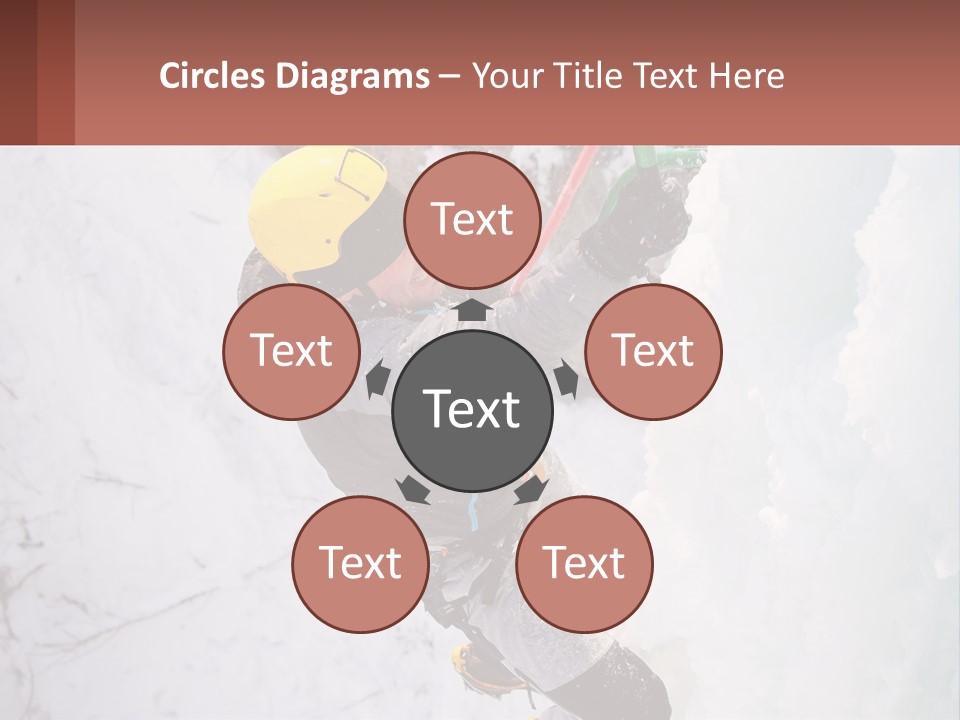 Globe Illustration Black PowerPoint Template