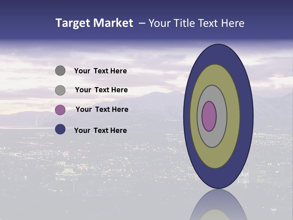 Abstract Skyscraper Graphic PowerPoint Template