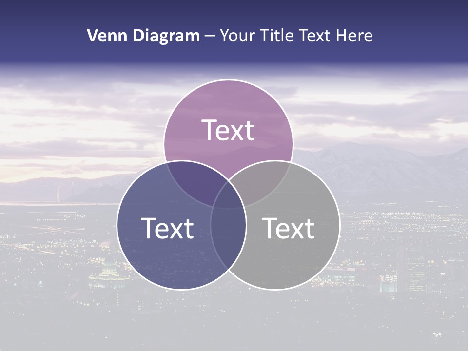 Abstract Skyscraper Graphic PowerPoint Template