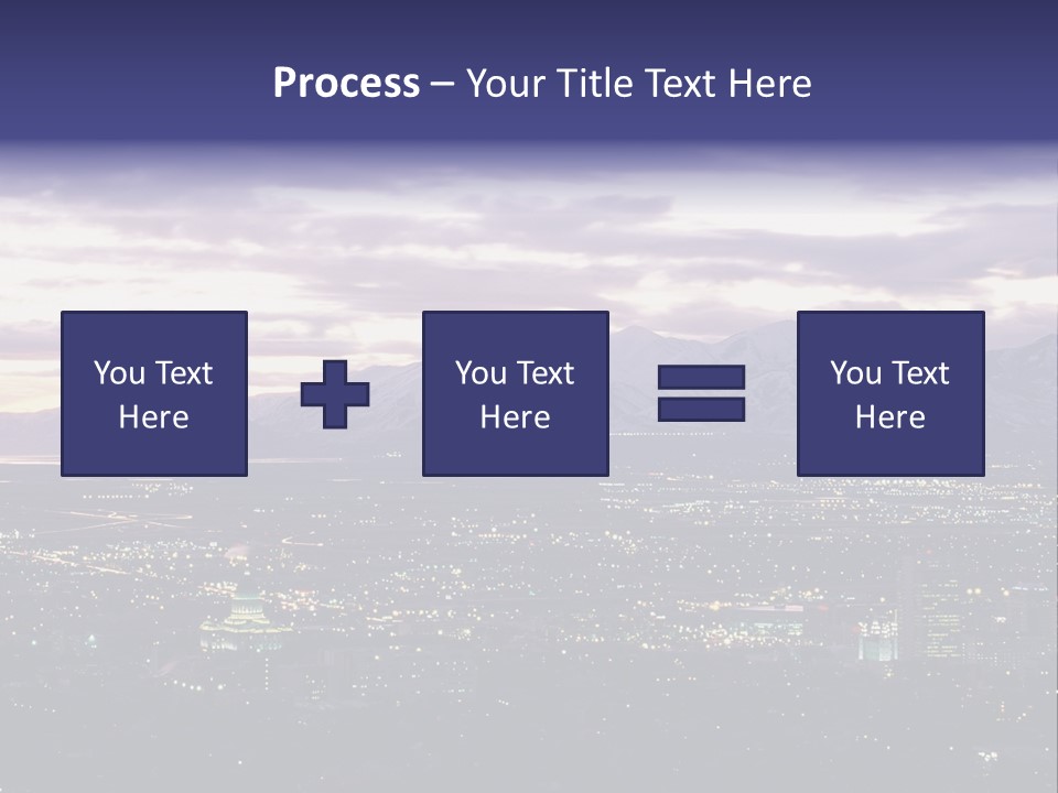 Abstract Skyscraper Graphic PowerPoint Template