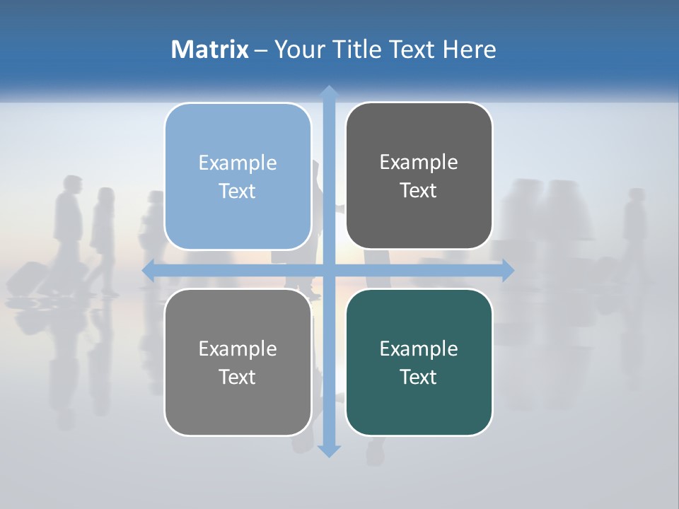 House Downtown Graphic PowerPoint Template