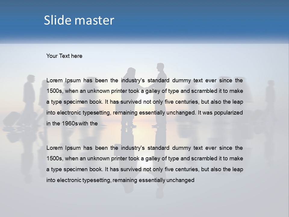 House Downtown Graphic PowerPoint Template