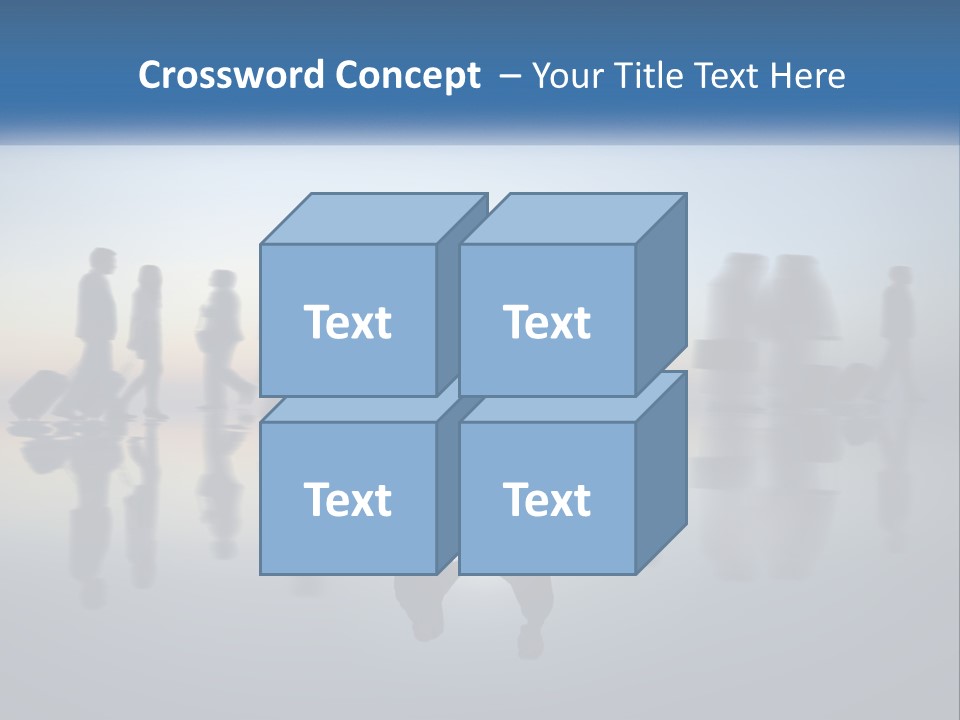 House Downtown Graphic PowerPoint Template