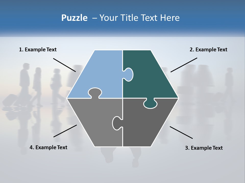 House Downtown Graphic PowerPoint Template