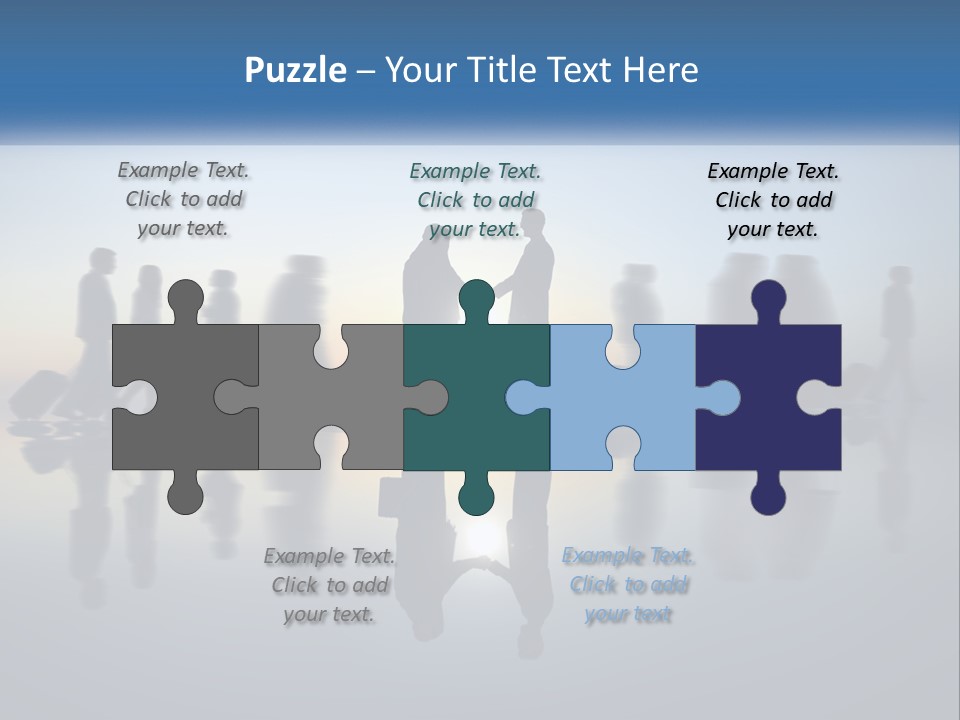 House Downtown Graphic PowerPoint Template