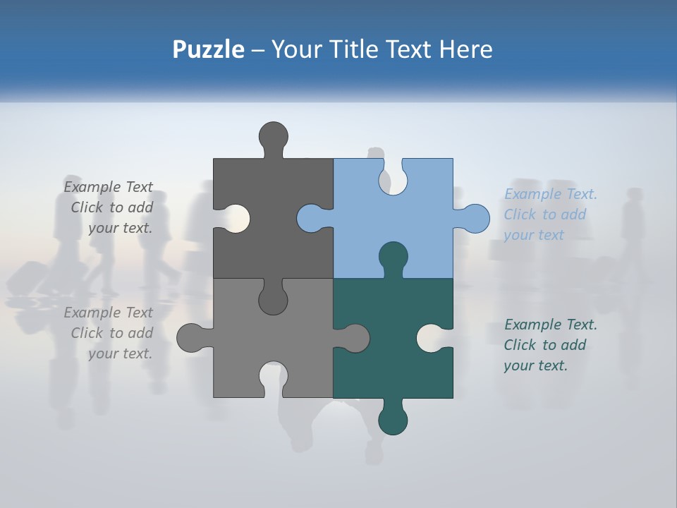 House Downtown Graphic PowerPoint Template