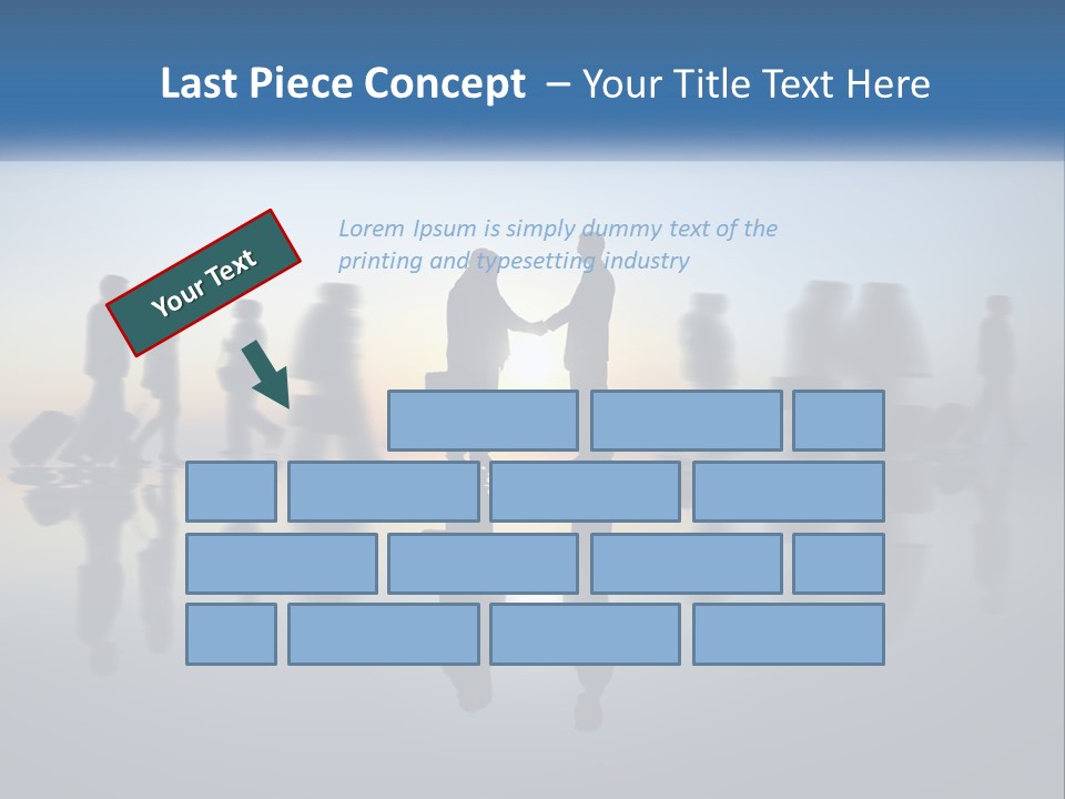 House Downtown Graphic PowerPoint Template