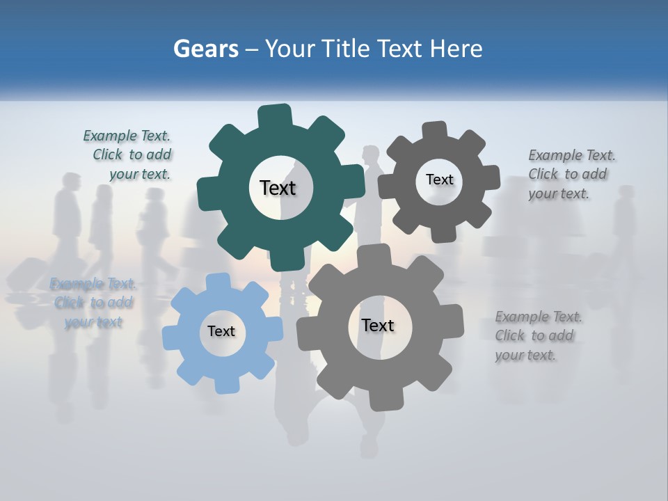 House Downtown Graphic PowerPoint Template