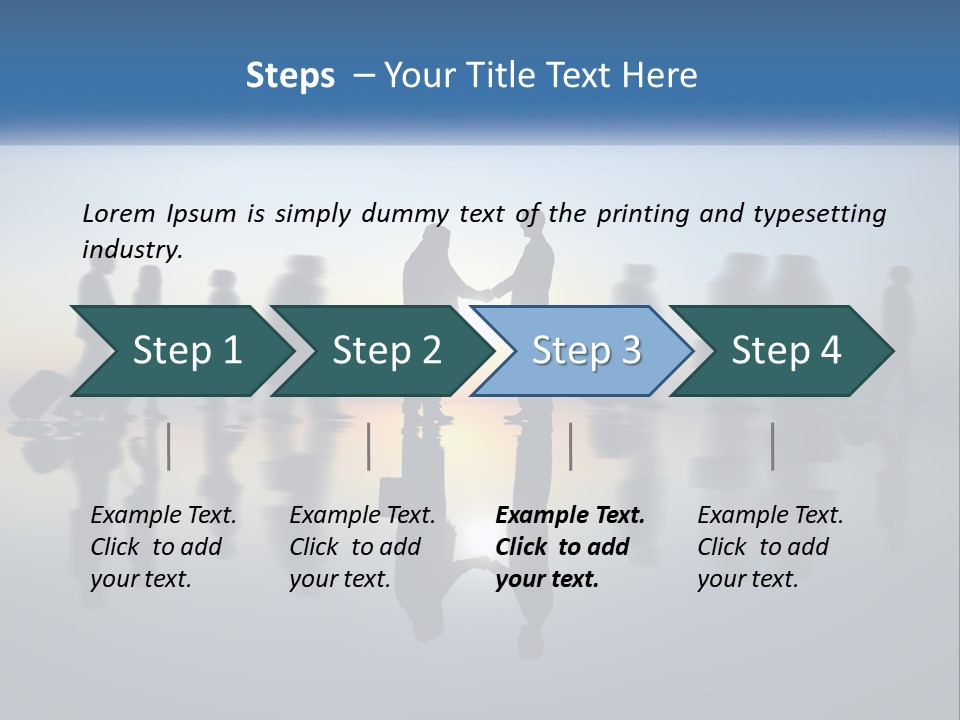House Downtown Graphic PowerPoint Template