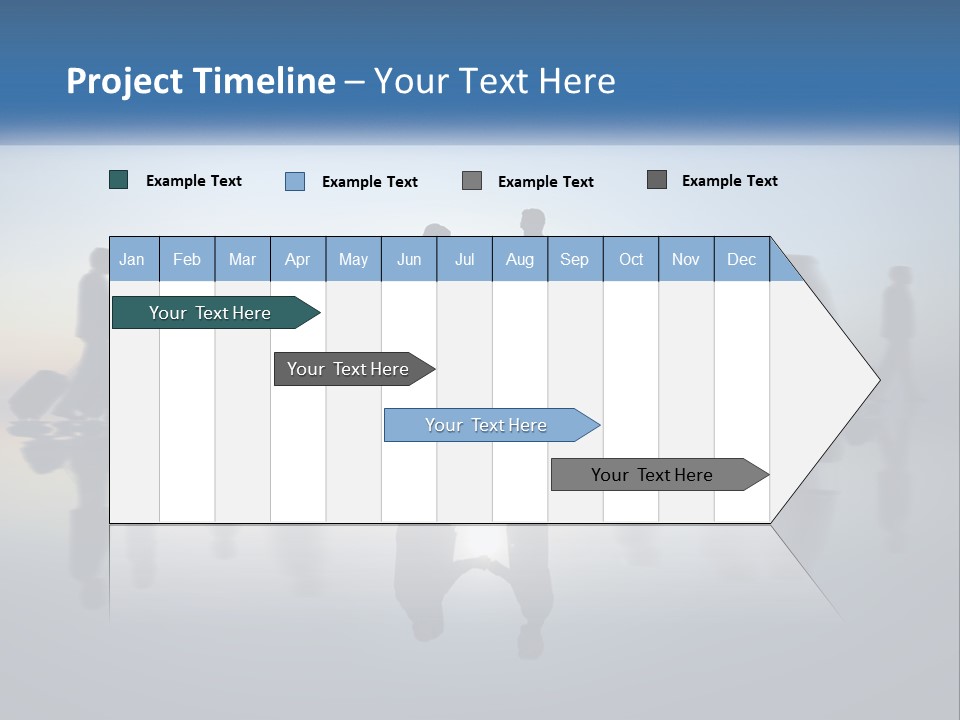 House Downtown Graphic PowerPoint Template