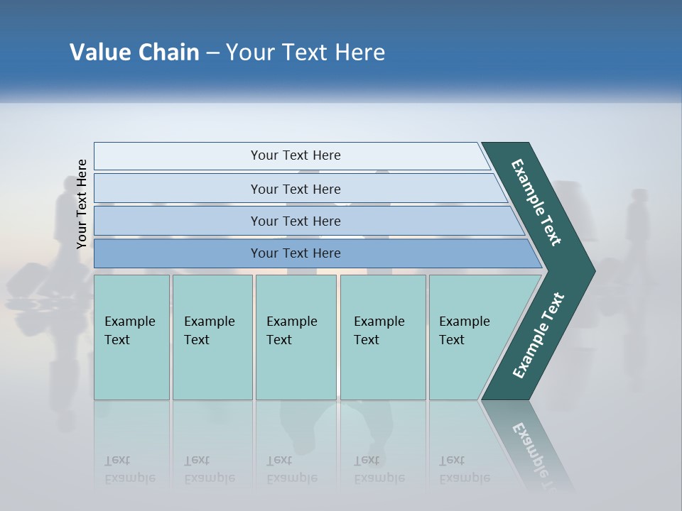 House Downtown Graphic PowerPoint Template
