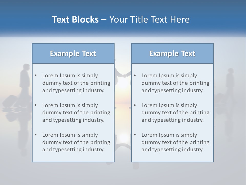 House Downtown Graphic PowerPoint Template