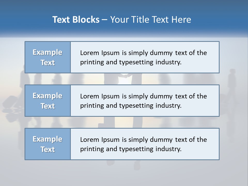 House Downtown Graphic PowerPoint Template