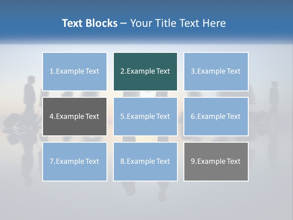 House Downtown Graphic PowerPoint Template