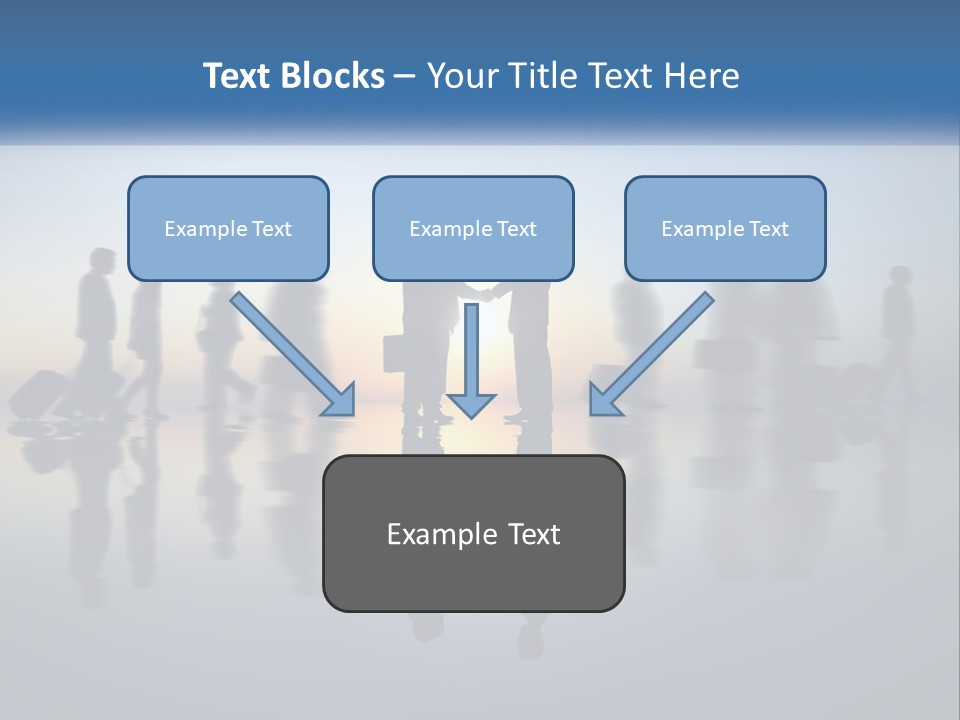 House Downtown Graphic PowerPoint Template