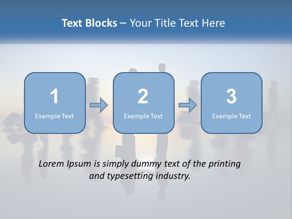House Downtown Graphic PowerPoint Template