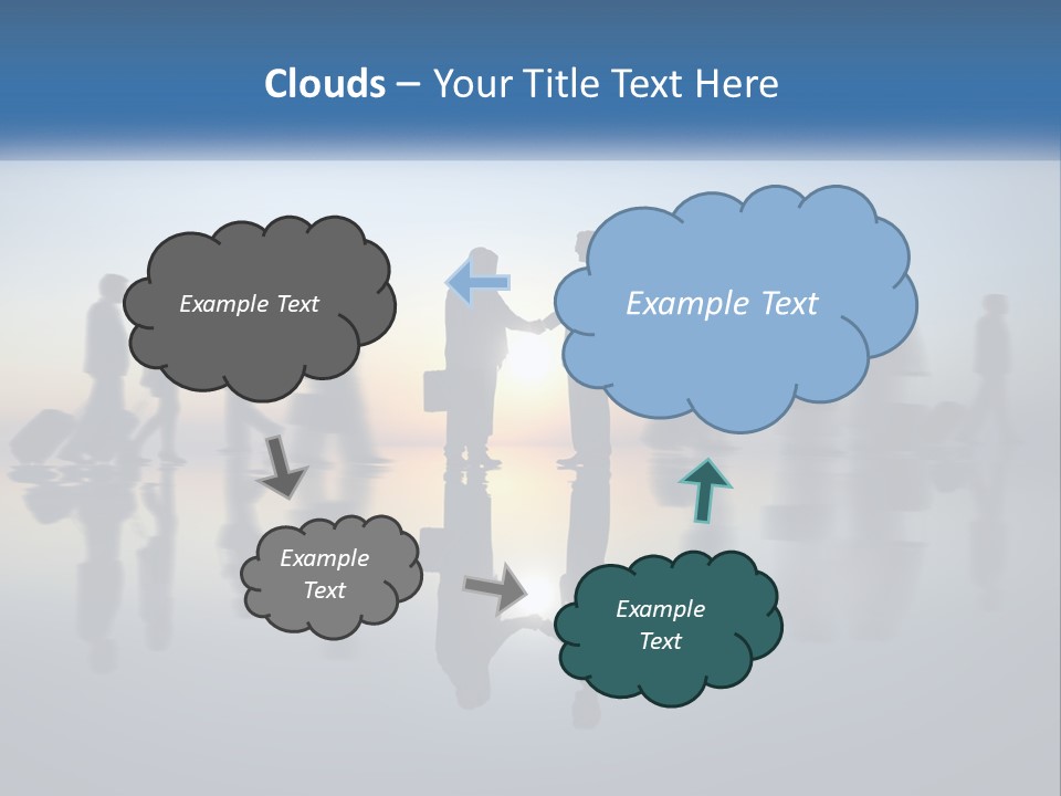 House Downtown Graphic PowerPoint Template