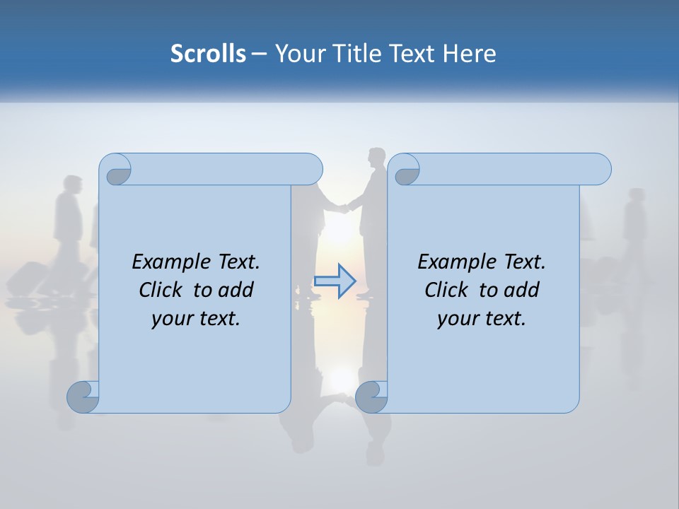 House Downtown Graphic PowerPoint Template