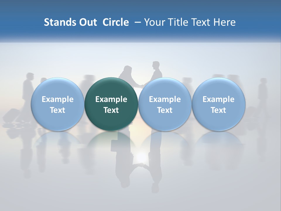 House Downtown Graphic PowerPoint Template