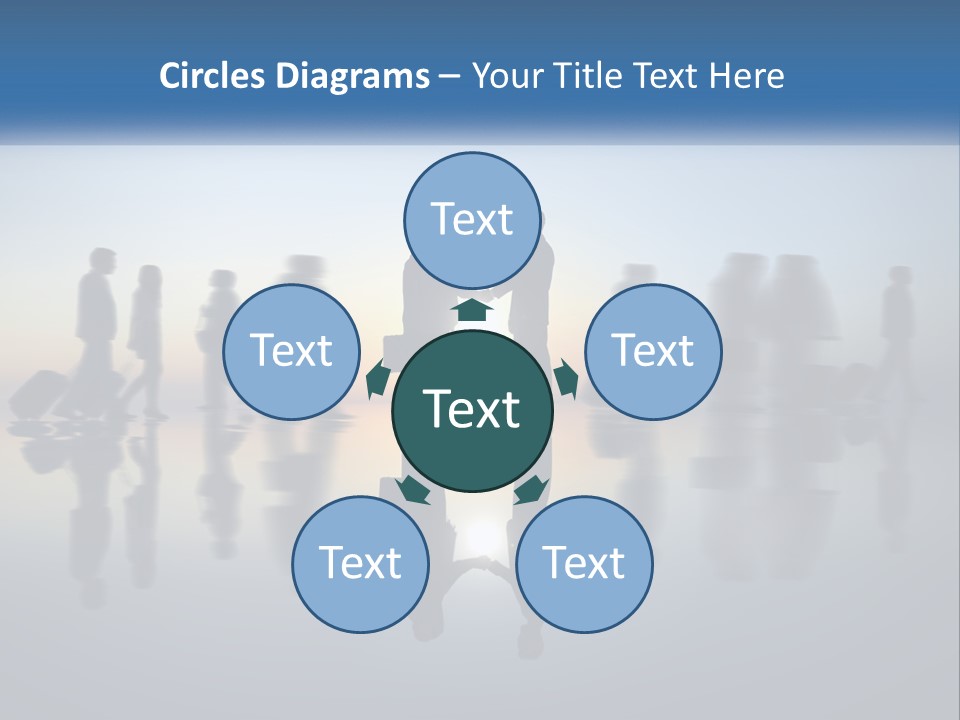 House Downtown Graphic PowerPoint Template