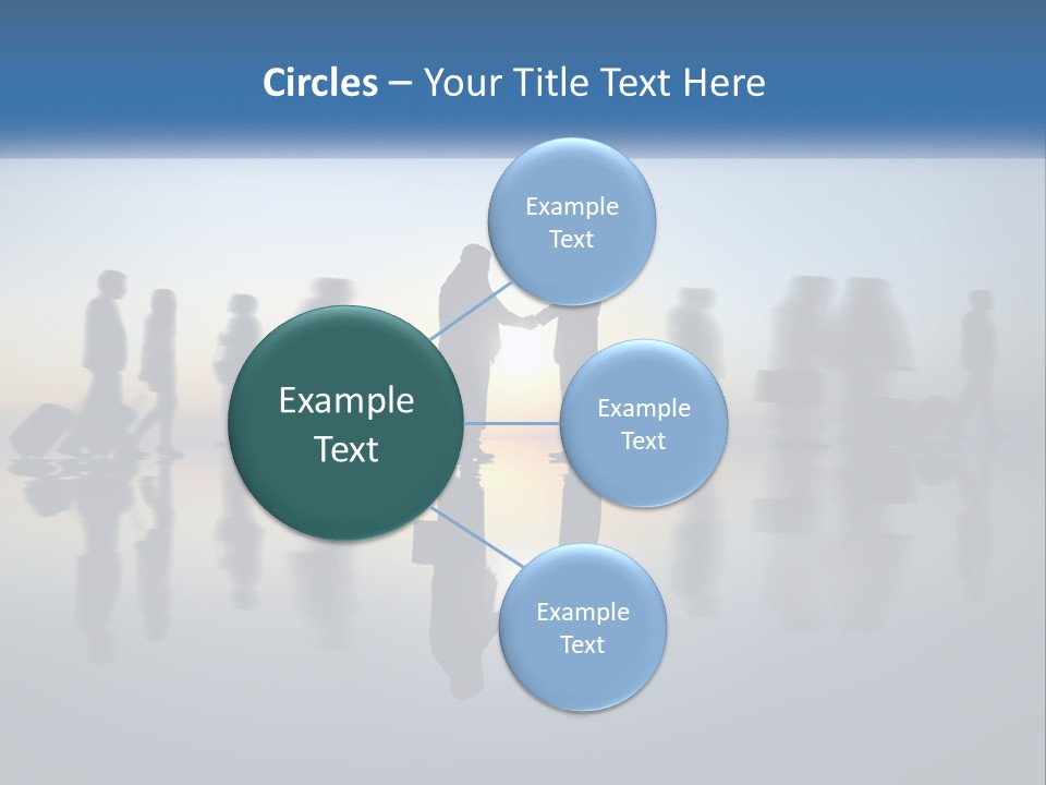 House Downtown Graphic PowerPoint Template