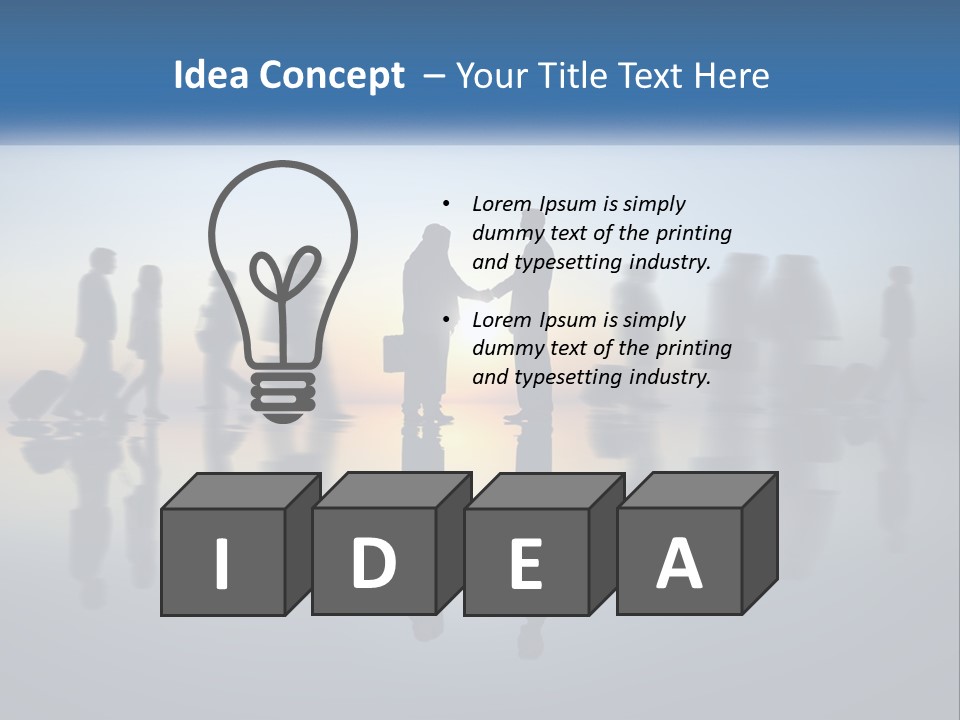 House Downtown Graphic PowerPoint Template