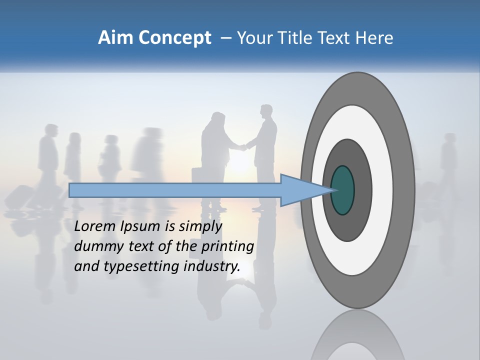 House Downtown Graphic PowerPoint Template