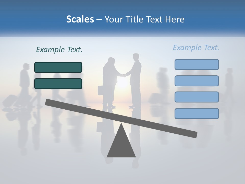 House Downtown Graphic PowerPoint Template