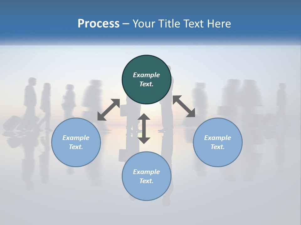 House Downtown Graphic PowerPoint Template